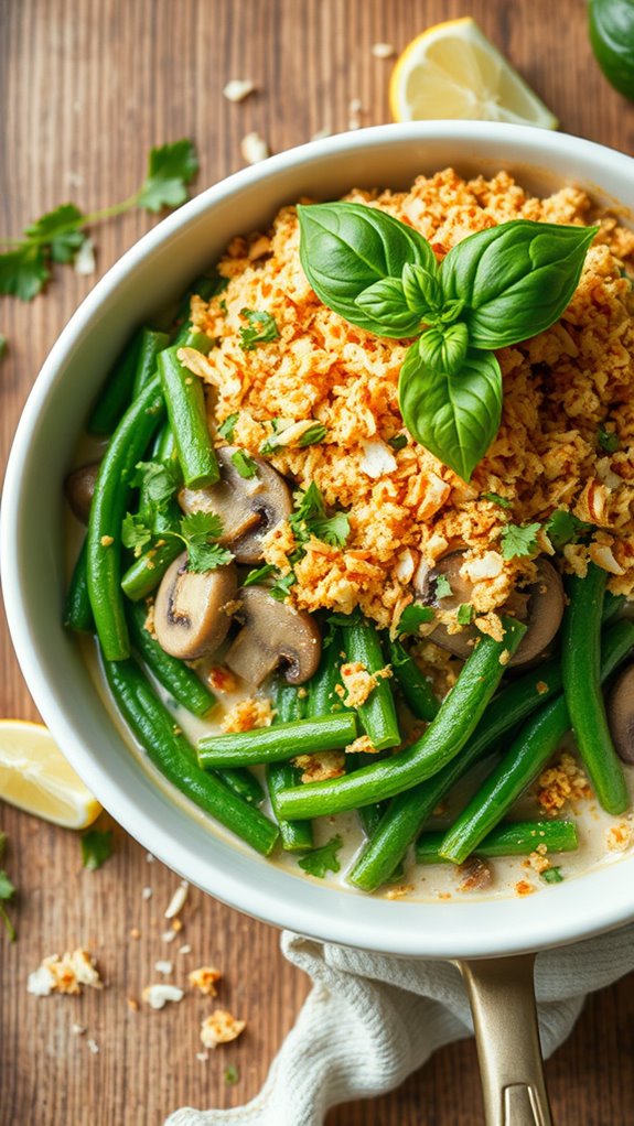 thai coconut green bean bake