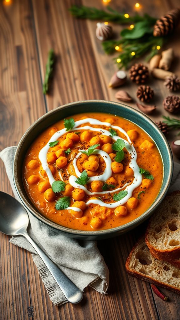 thai inspired sweet potato curry