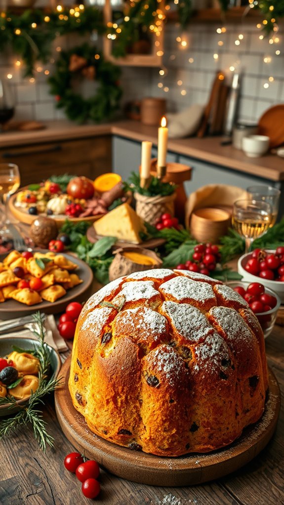 traditional italian christmas cake