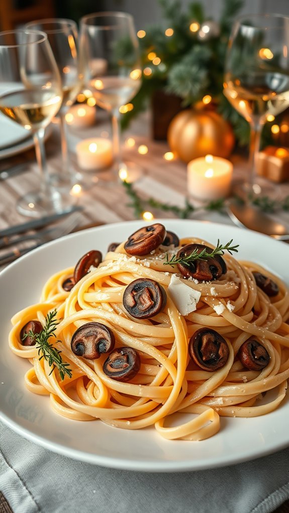 truffle cream pasta delight