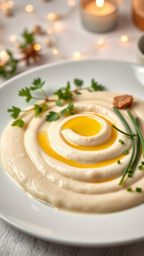 truffle oil enhances pur e flavor