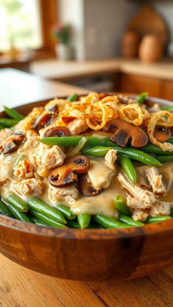 turkey and green bean casserole