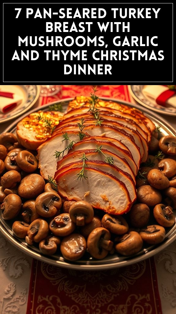 turkey with mushrooms and thyme