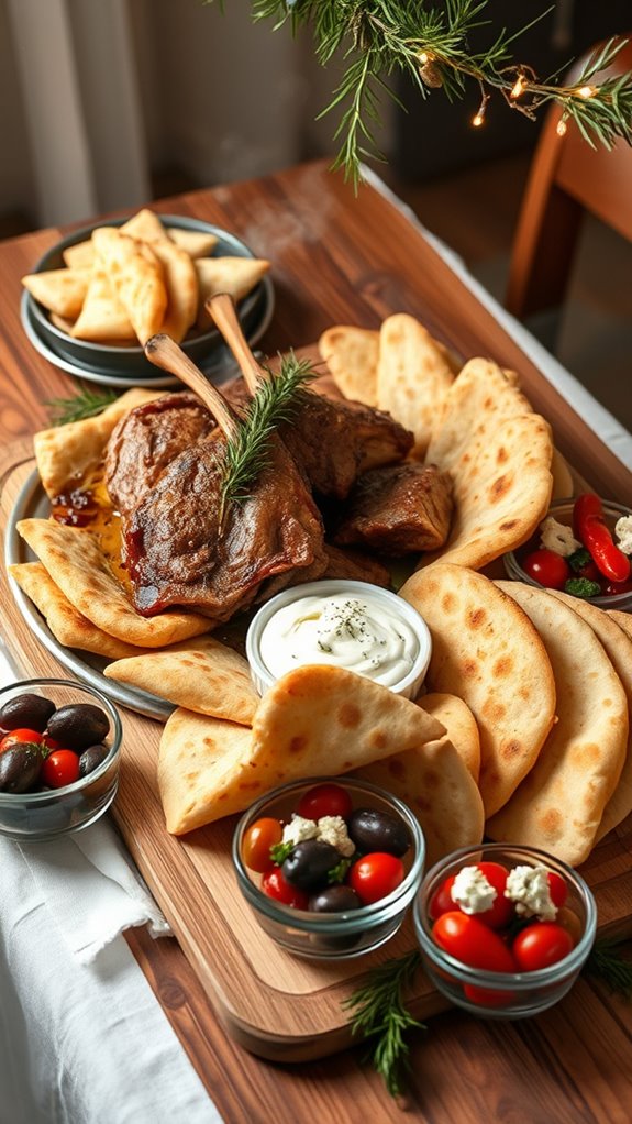 tzatziki dip with pita
