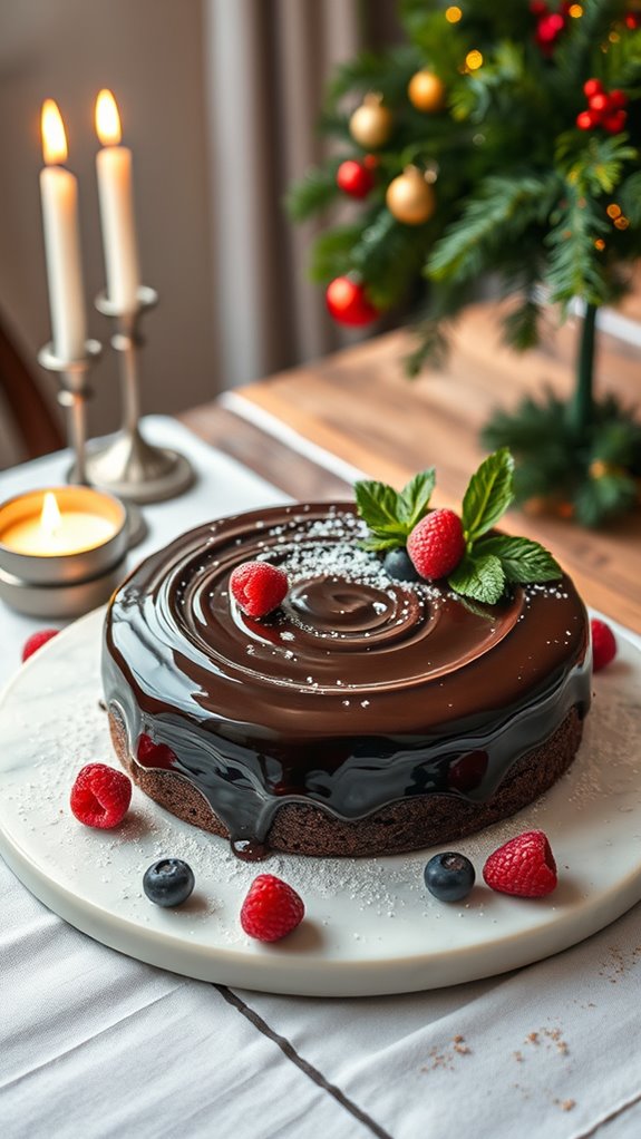 vegan chocolate dessert torte