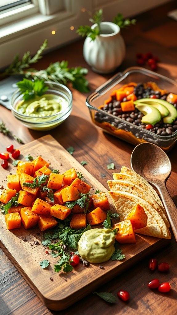 vegan enchiladas assembly guide