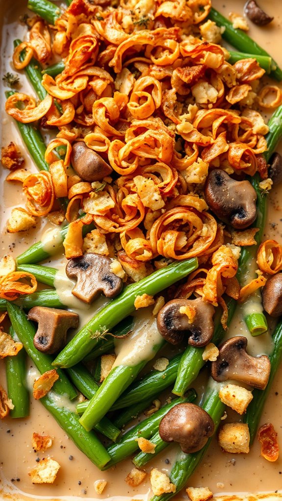 vegan green bean casserole
