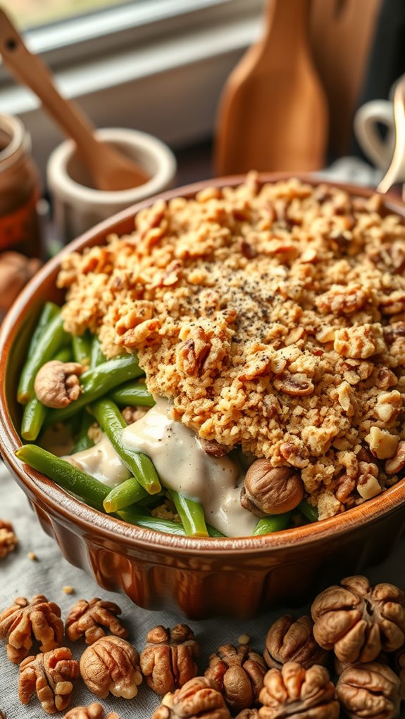 vegan green bean casserole