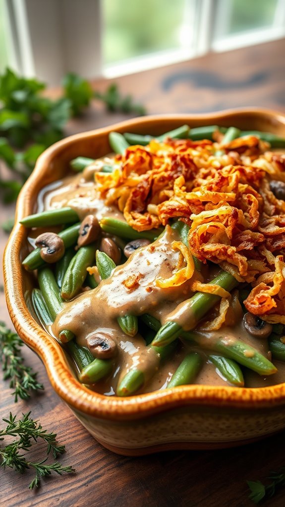 vegan green bean casserole