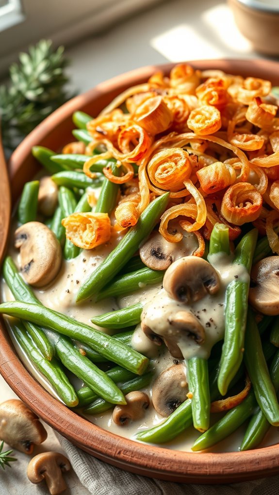 vegan green bean casserole
