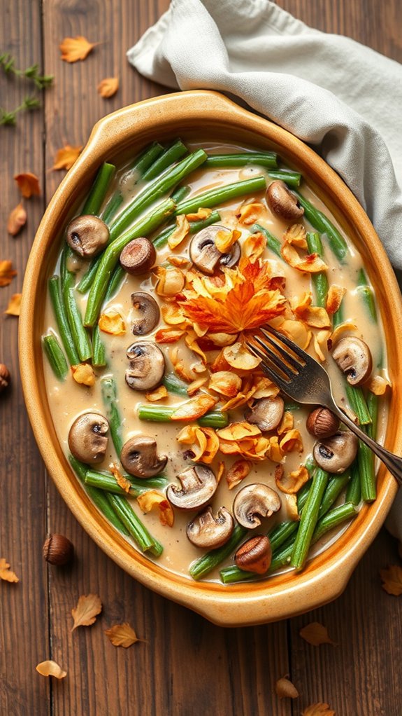 vegan green bean casserole