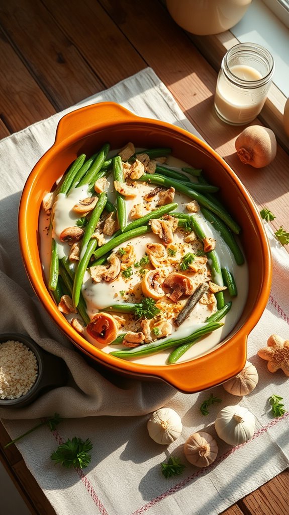 vegan green bean casserole recipe