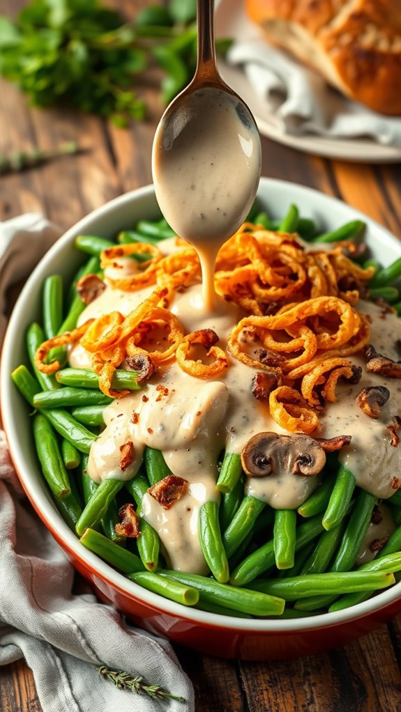 vegan green bean casserole recipe
