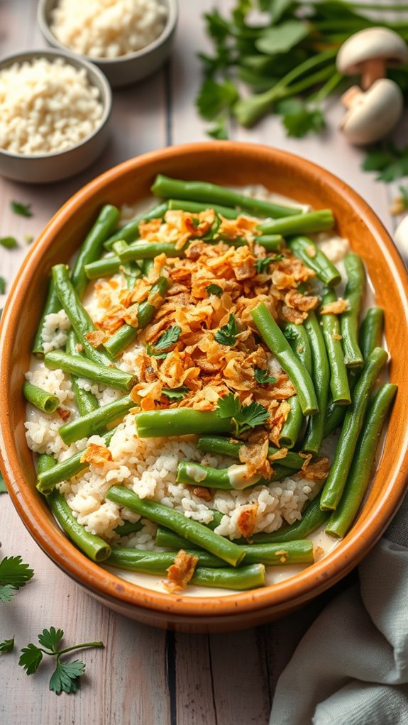 vegan green bean casserole recipe