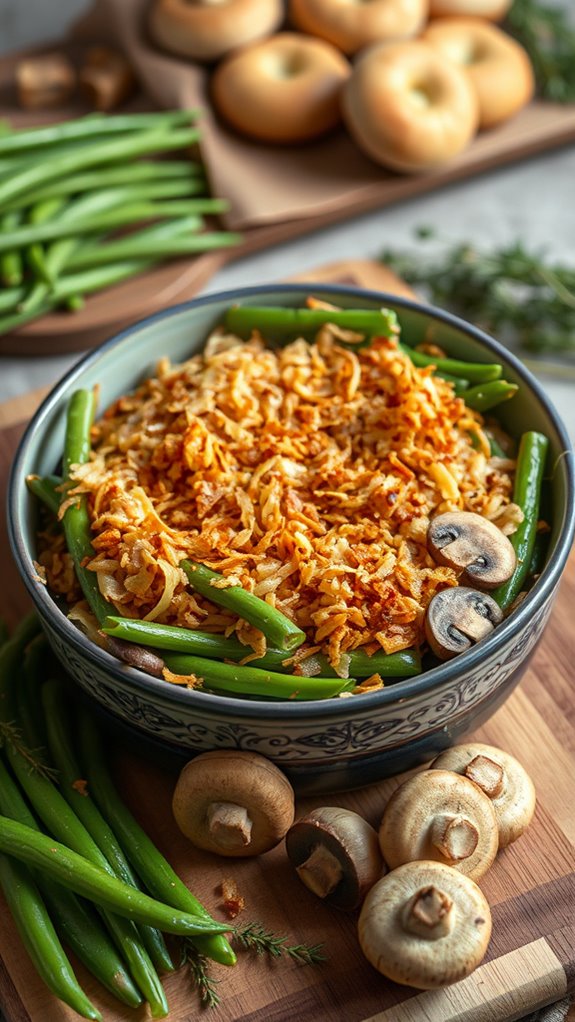 vegan green bean casserole recipe