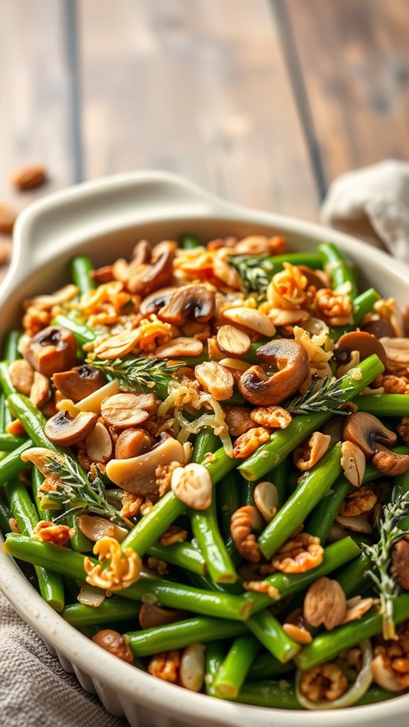 vegan green bean casserole