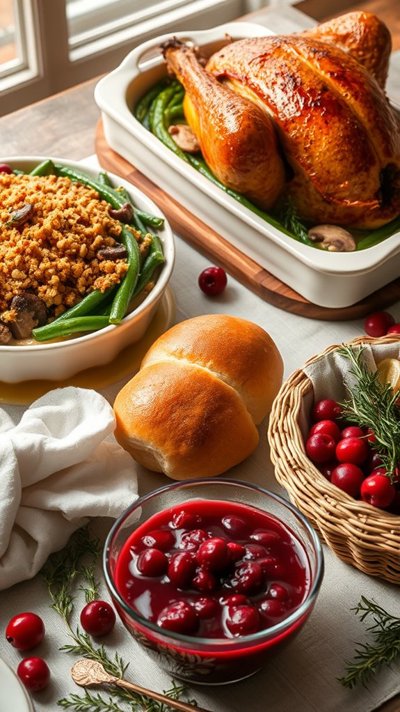 vegan mushroom green bean casserole