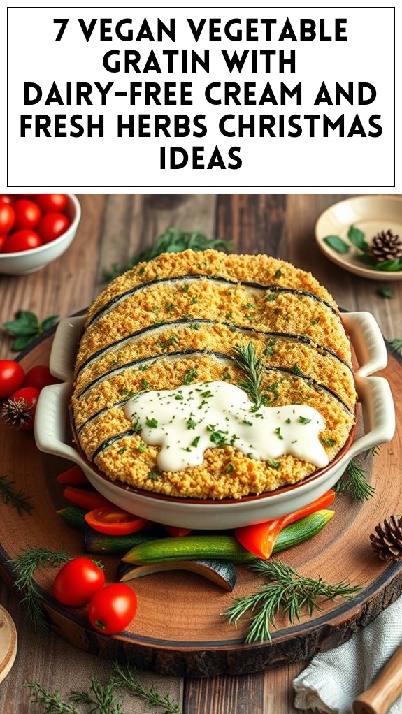 vegan vegetable holiday dish