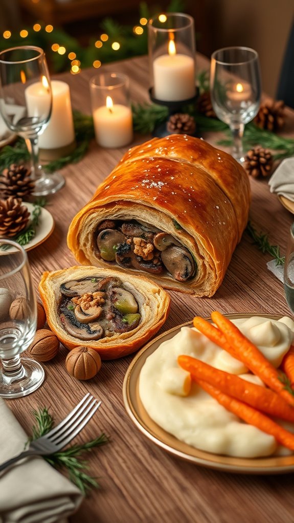 vegan wellington holiday centerpiece