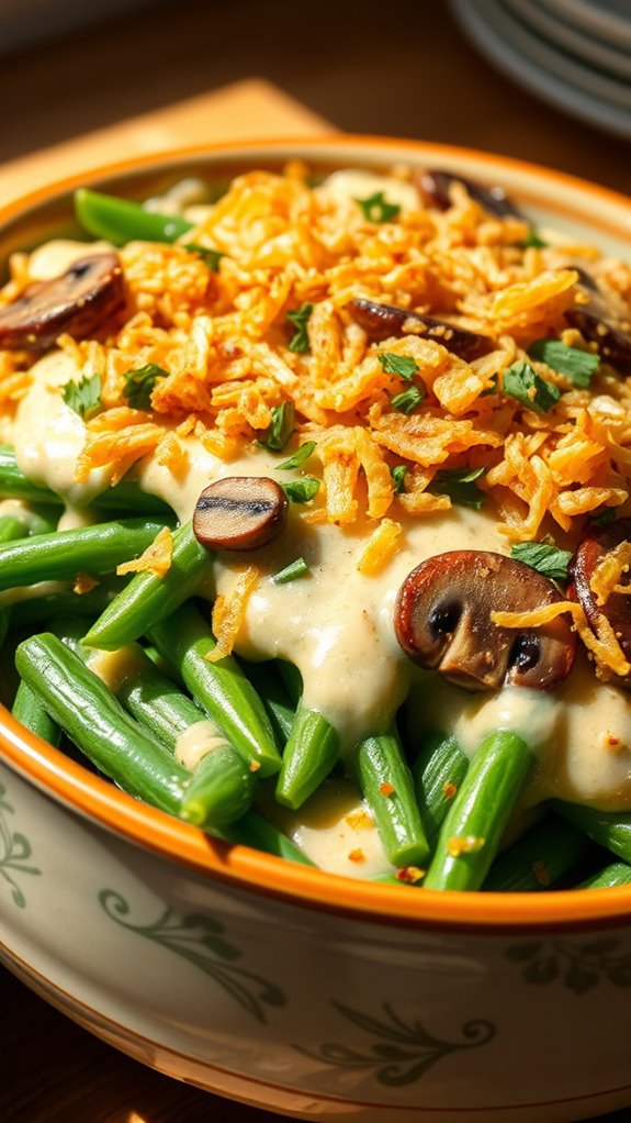 vegetarian casserole with cashew sauce