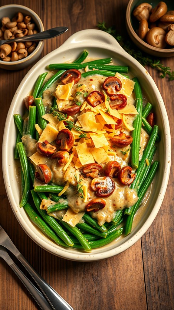 vegetarian green bean casserole