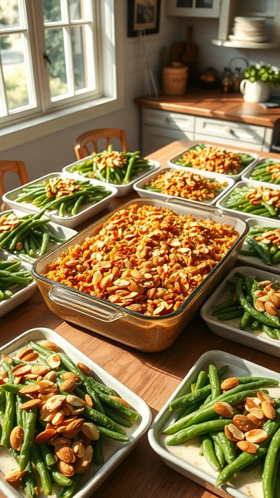 vegetarian green bean casserole