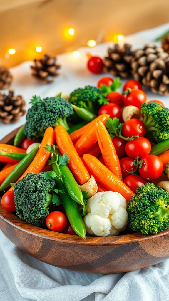 vibrant healthy vegetable dish