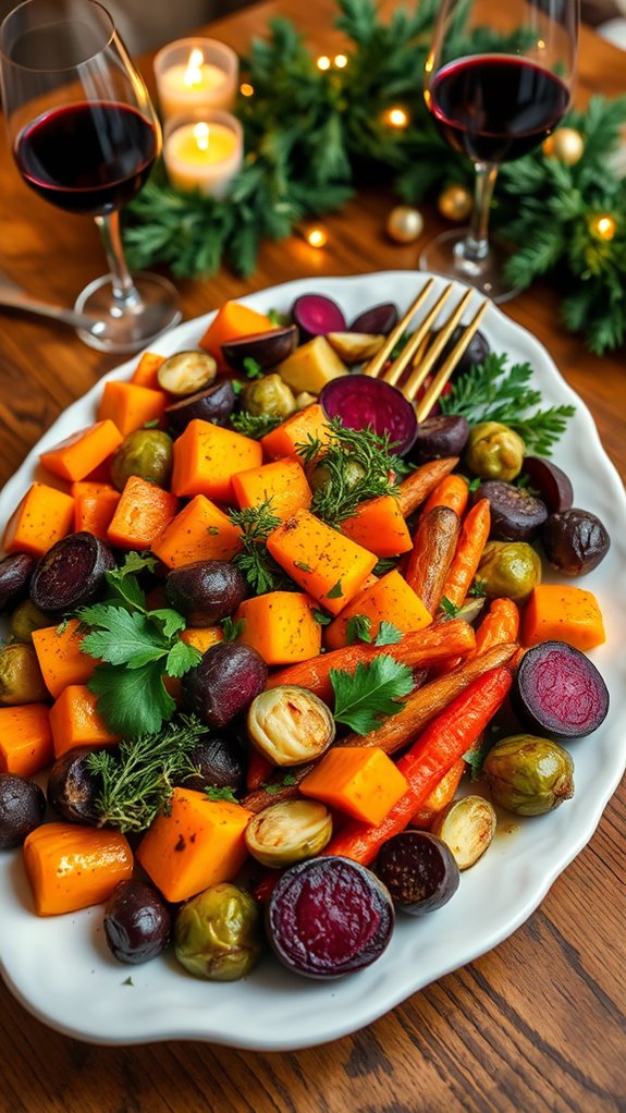 vibrant roasted vegetable medley
