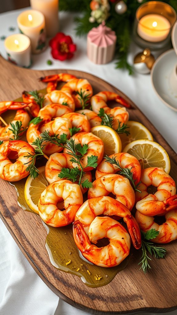 zesty lemon garlic shrimp
