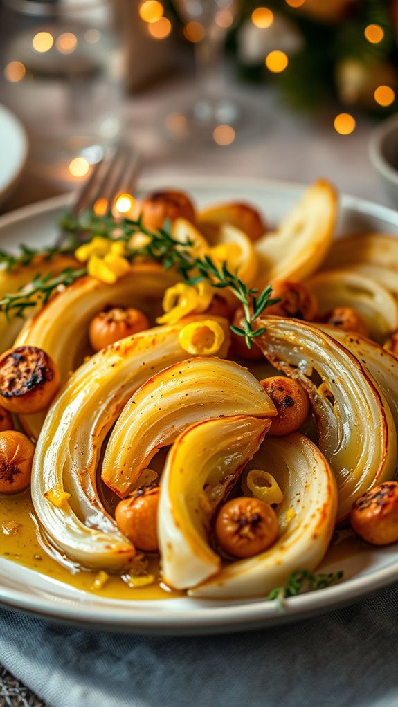 zesty roasted fennel wedges