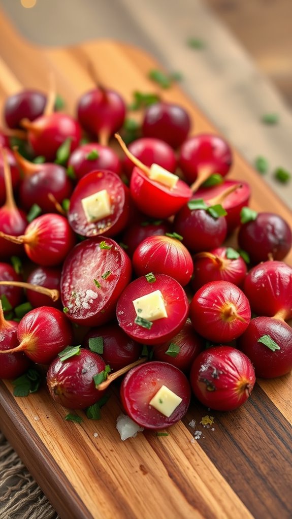 zesty roasted radishes recipe