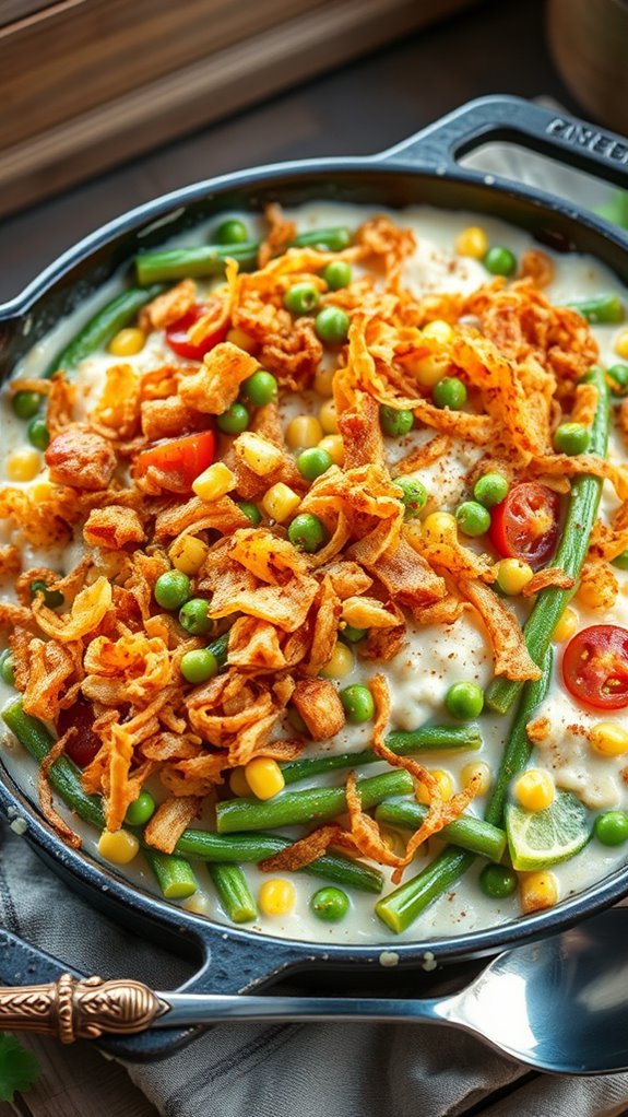zesty southwest green bean casserole
