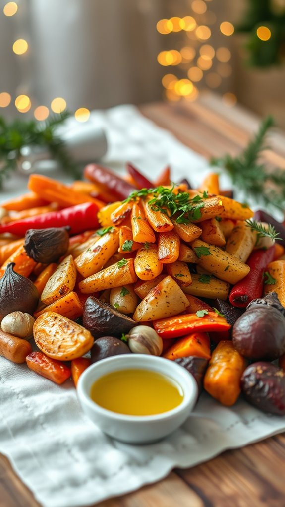 zesty spiced roasted turnips
