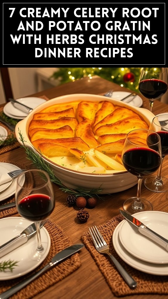 7 Creamy Celery Root and Potato Gratin With Herbs Christmas Dinner Recipes