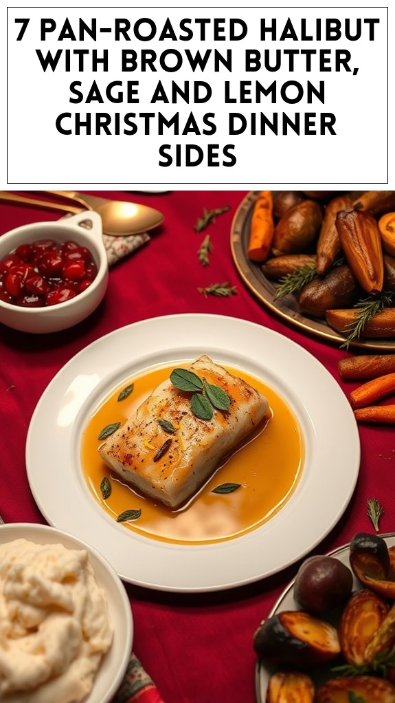 7 Pan-Roasted Halibut With Brown Butter, Sage and Lemon Christmas Dinner Sides