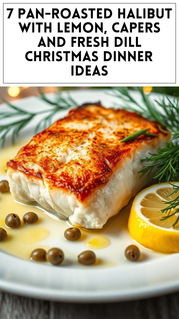 7 Pan-Roasted Halibut With Lemon, Capers and Fresh Dill Christmas Dinner Ideas