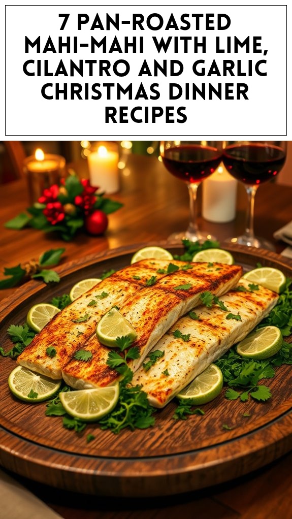 7 Pan-Roasted Mahi-Mahi With Lime, Cilantro and Garlic Christmas Dinner Recipes