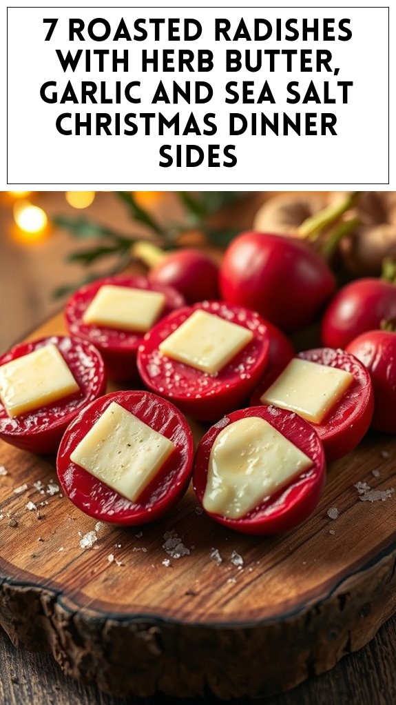 7 Roasted Radishes With Herb Butter, Garlic and Sea Salt Christmas Dinner Sides