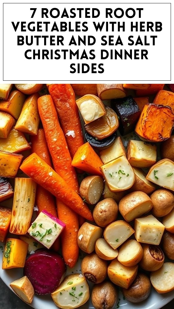 7 Roasted Root Vegetables With Herb Butter and Sea Salt Christmas Dinner Sides